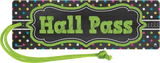 CHALKBOARD BRIGHTS MAGNETIC HALL PASS