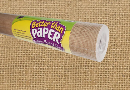 Burlap Better Than Paper Bulletin Board Roll