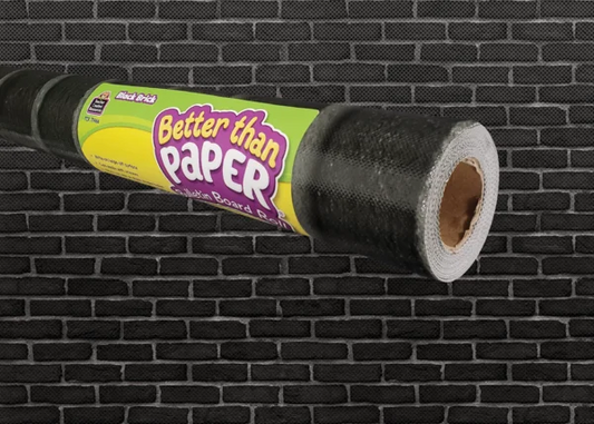 BLACK BRICK BETTER THAN PAPER BULLETIN BOARD ROLL