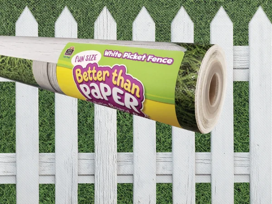 FUN SIZE WHITE PICKET FENCE BETTER THAN PAPER BULL