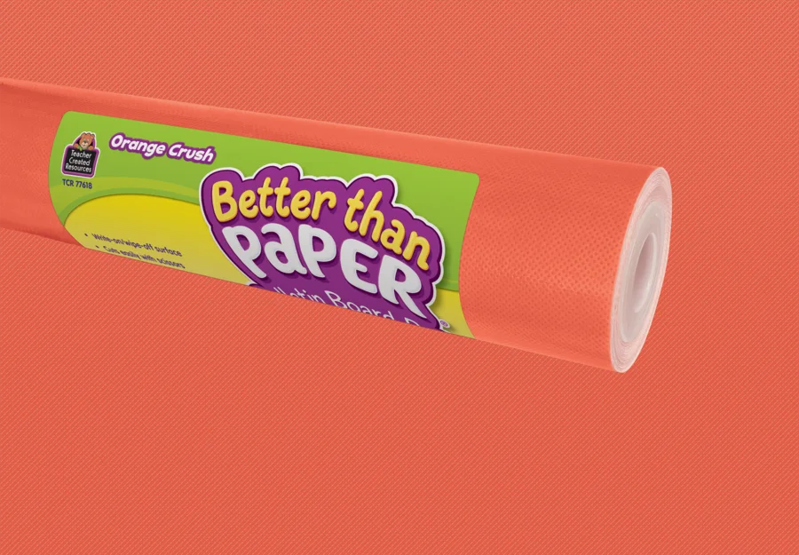 Orange Crush Better Than Paper Bulletin Board Roll