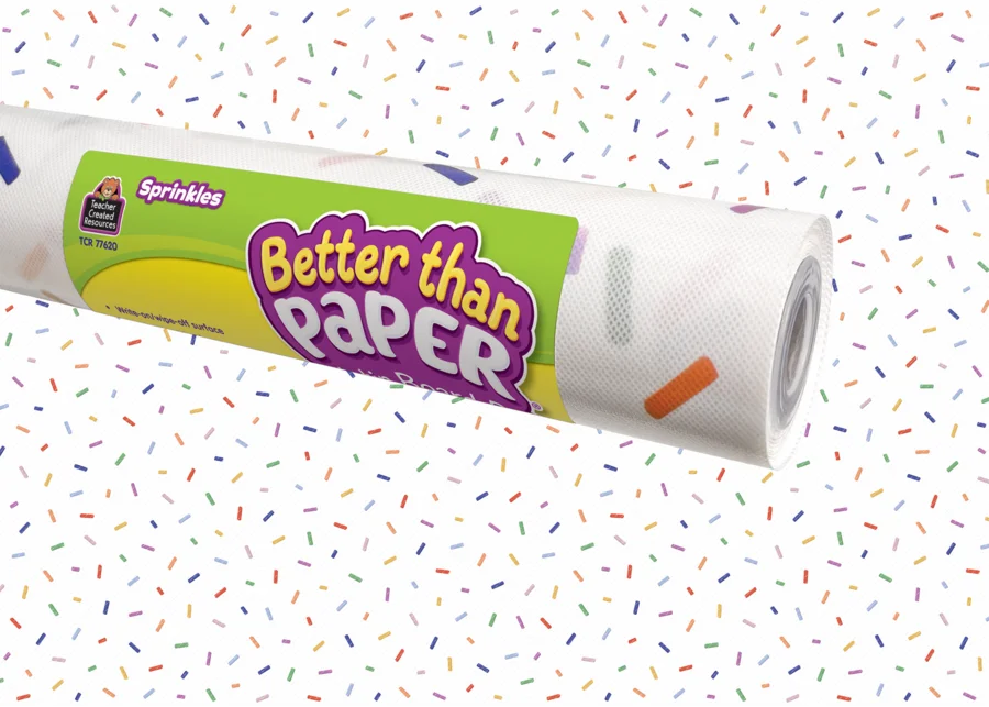 Sprinkles Better Than Paper Bulletin Board Roll