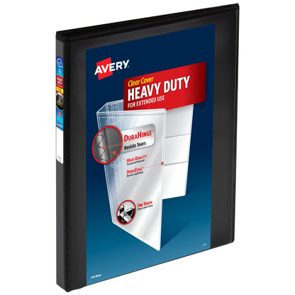Heavy Duty View 1/2" Black Binder