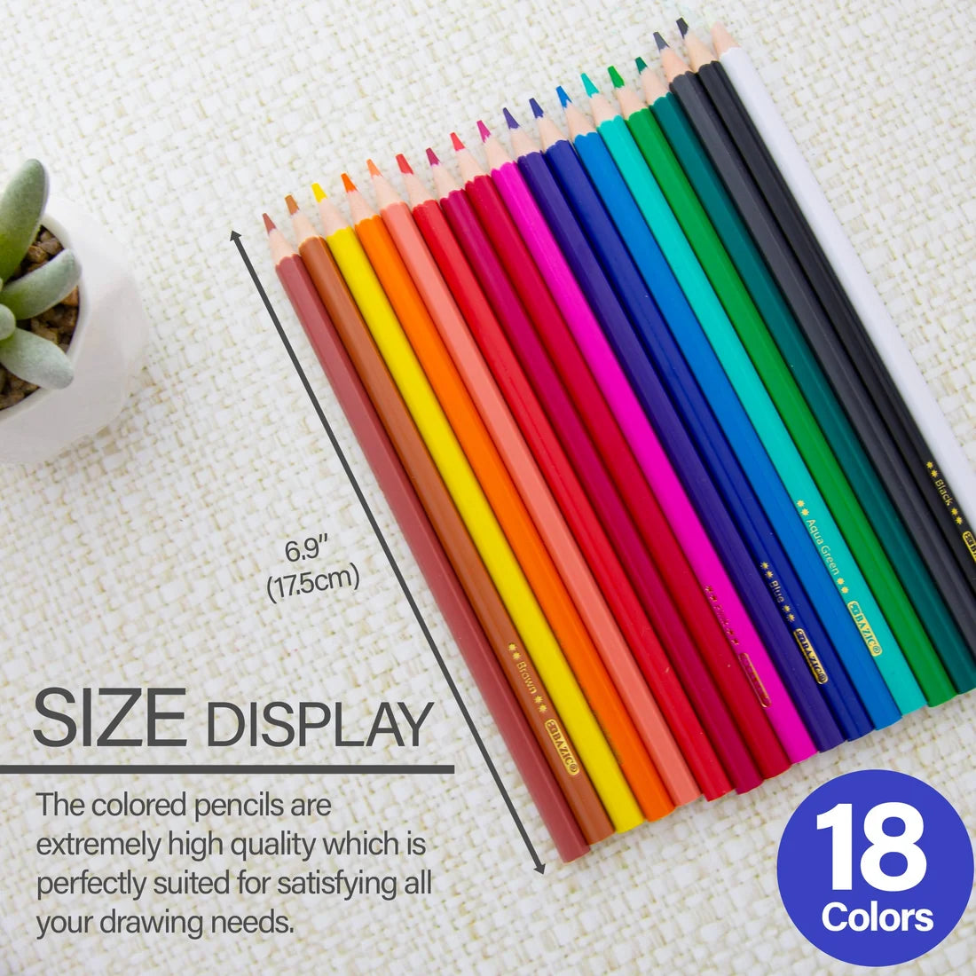 18 Colored Pencil