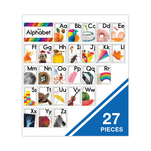 PHOTOGRAPHIC ALPHABET BULLETIN BOARD SET