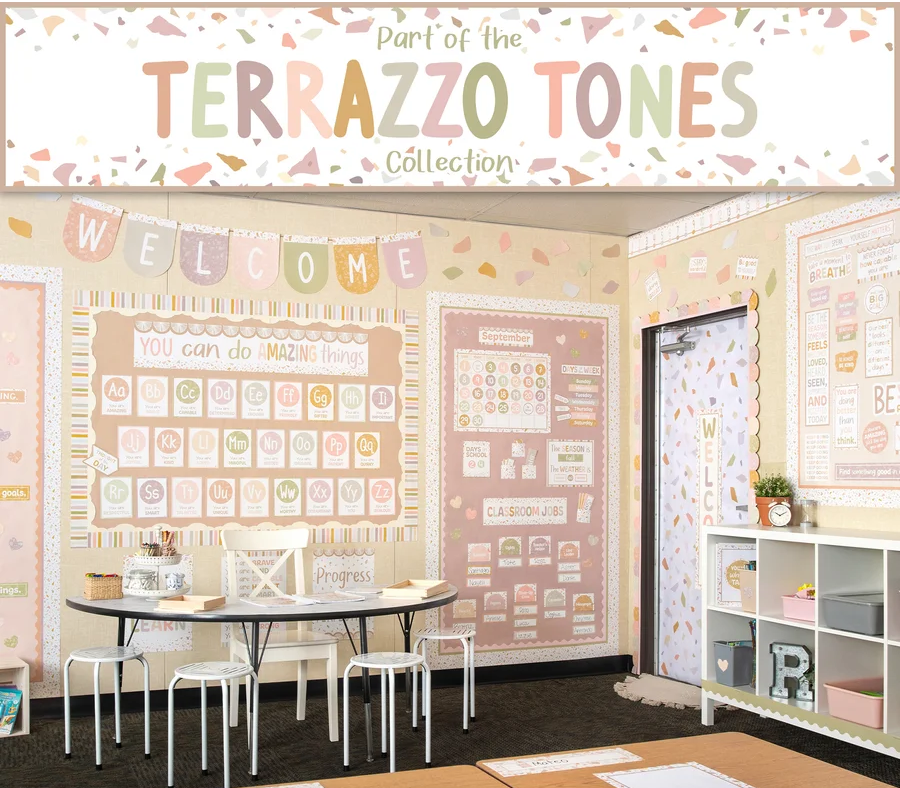 TERRAZZO TONES MULTIPLICATION TABLES CHART