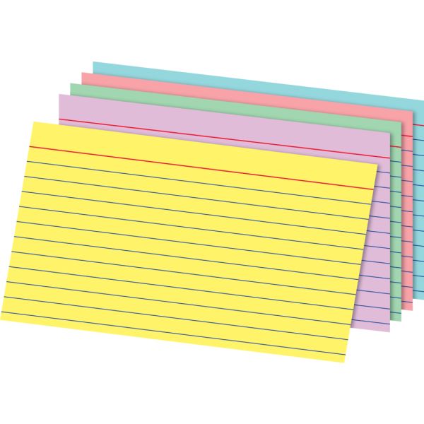 Index Card Ruled Rainbow 5" X 8" PQ.100 - JA Riollano