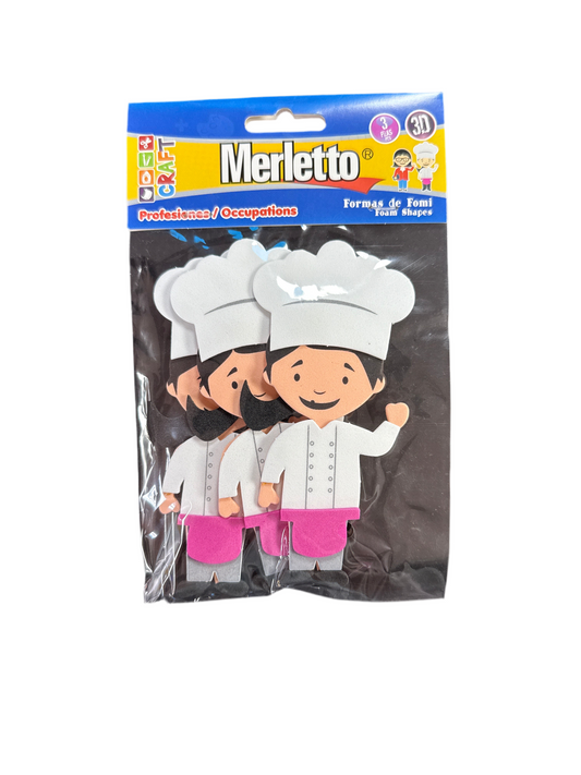 FORMAS FOAMY PROFESIONES CHEF/MAESTRA