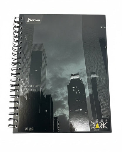 Libreta Argollada Deep Dark Gde 10 Sub. Durabook 400 PG