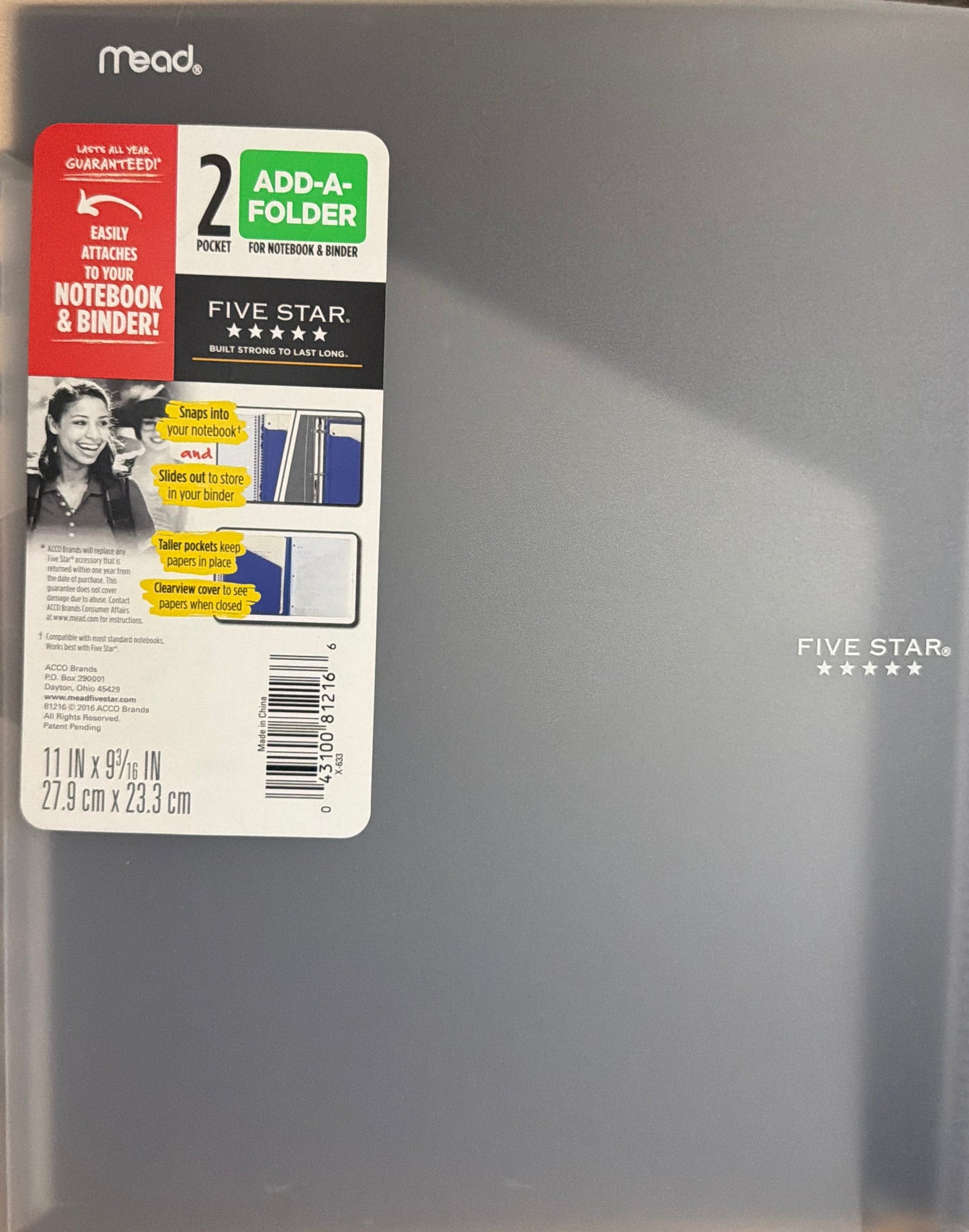 NOTEBACK POLY FOLDER