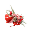 BELL ORNAMENT 7CM 1PC RED