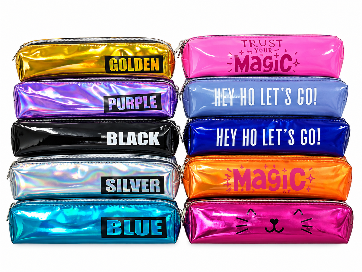 Pencil Bag Metallic Asst Color – imagen 1 - JA Riollano
