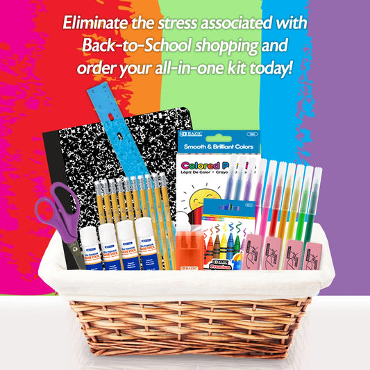 BAZIC Back To School Starter Pack