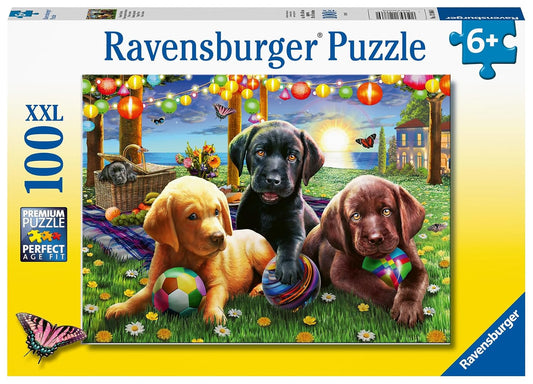 Puppy Picnic 100 Pc XXL Puzzle