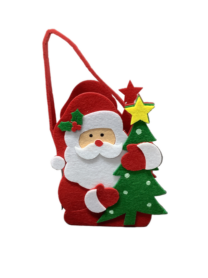 FELT BAG XMAS 3 ASSORTED