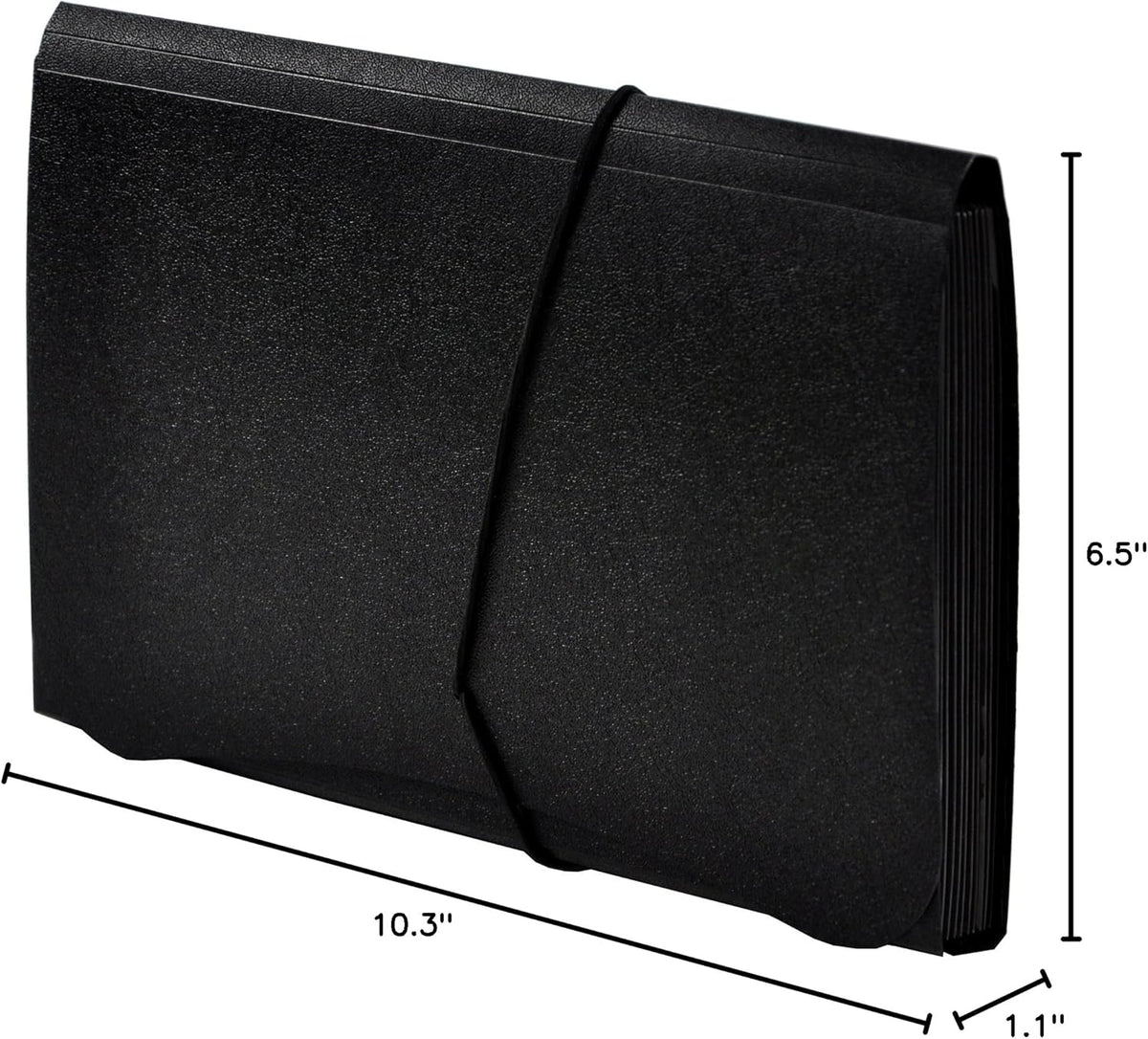 Small Expanding File 13 Pocket 5-3/4" x 8-1/2" Black – imagen 2 - JA Riollano