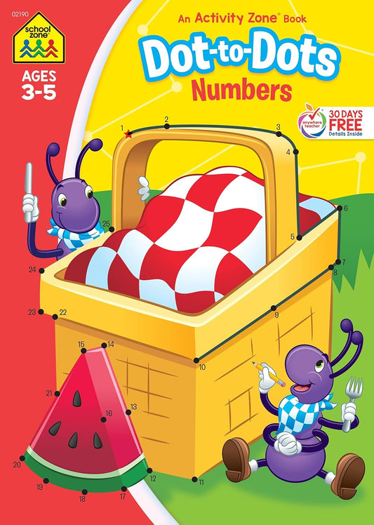 DOT-TO-DOTS NUMBERS WORKBOOK