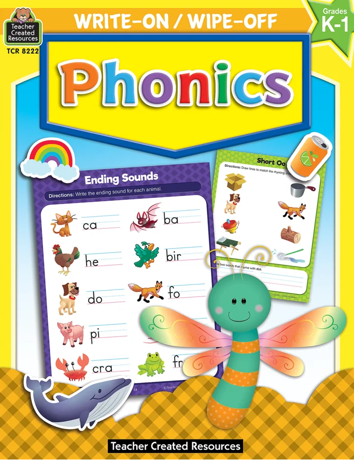 Write-On/Wipe-Off Book: Phonics