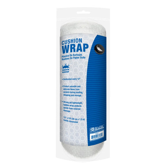 Cushion Bubble Wrap 12" X 5 ft - JA Riollano