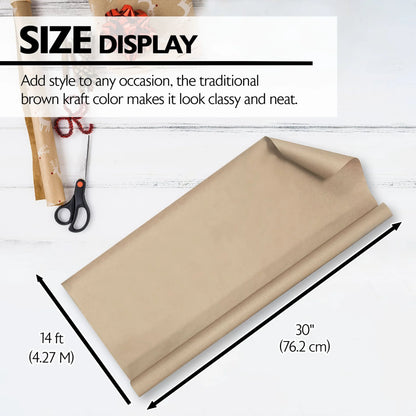 PAPEL KRAFT ROLLO 30" X 14'