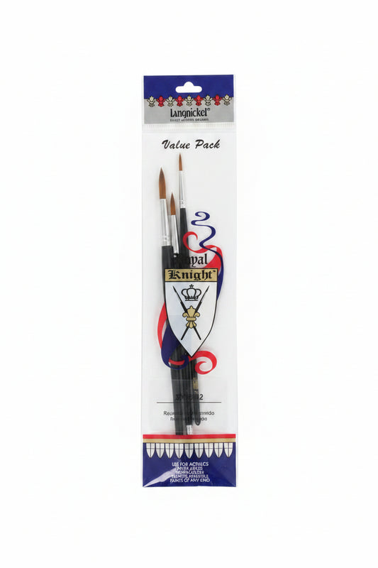 Brush Royal Knight Pack Set Pkg. 3