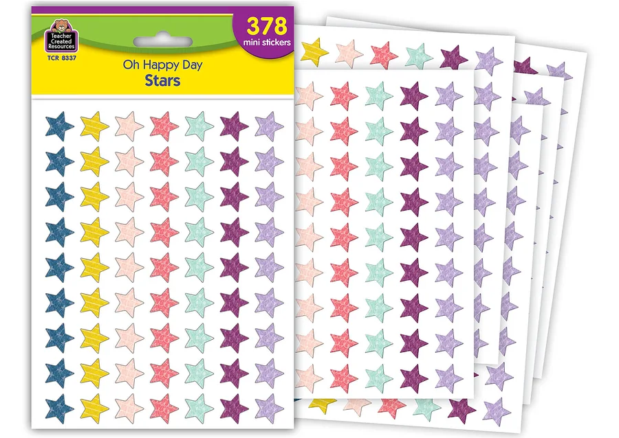 OH HAPPY DAY STARS MINI STICKERS 377 PCS