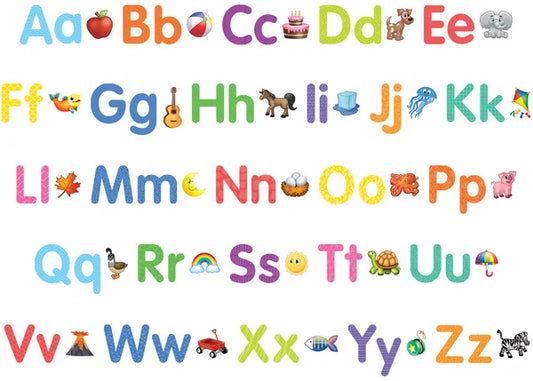 ALPHABET ART BULLETIN BOARD SET 83 PCS