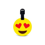 LUGGAGE TAGS LOVE STRUCK EMOJI