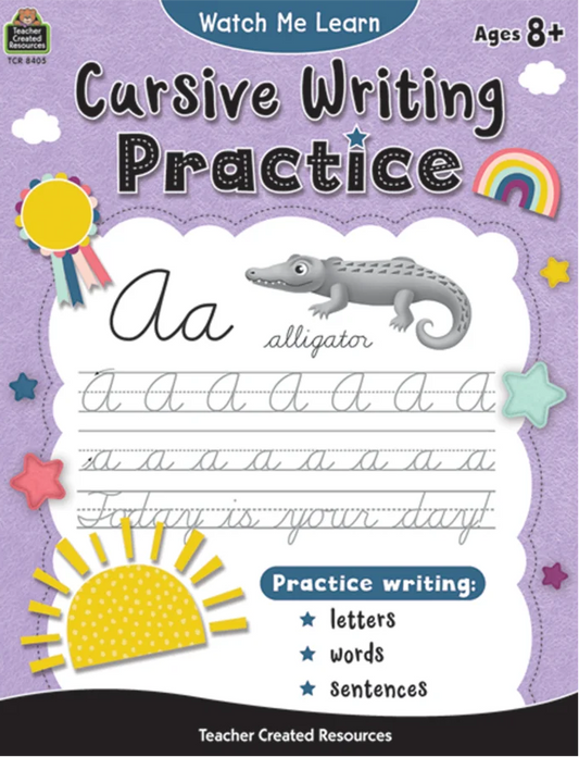 Watch Me Learn: Cursive Writing Practice