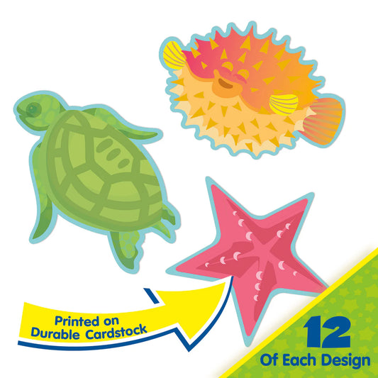 SEAS THE DAY FISH CUT-OUTS