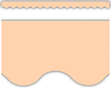 PEACH SCALLOPED BORDER TRIM