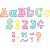 PASTEL POP BOLD BLOCK 4" LETTERS COMBO PACK 230PCS
