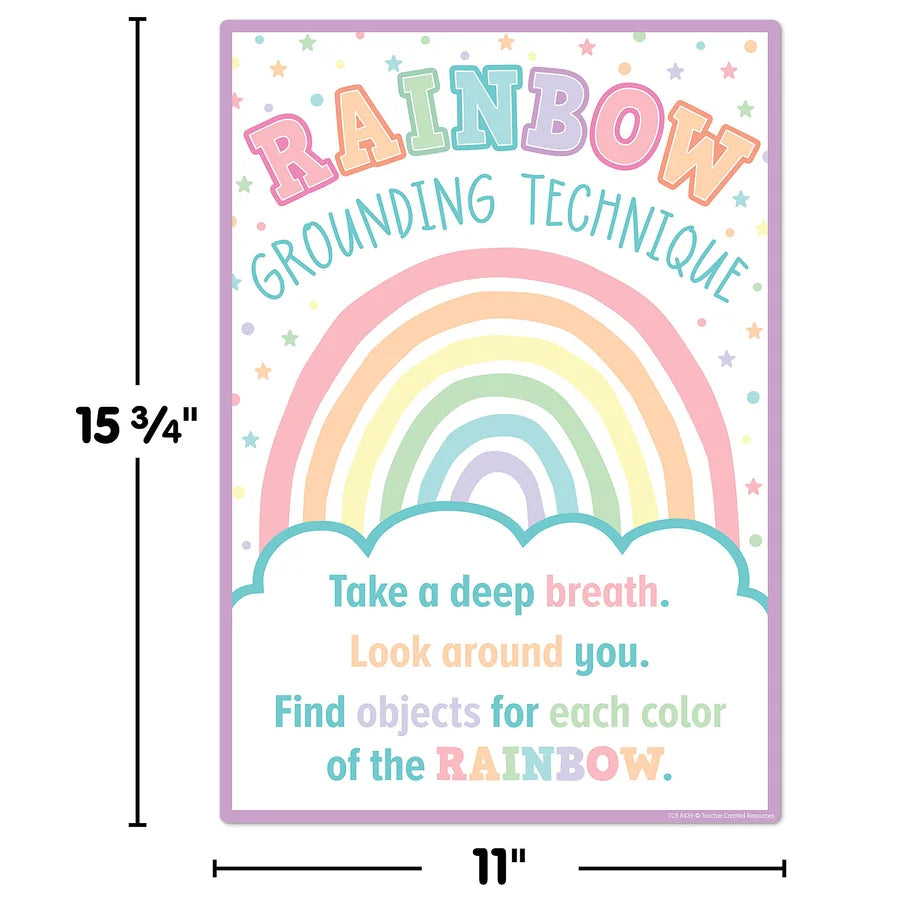 Pastel Pop Calming Strategies Small Poster Pack