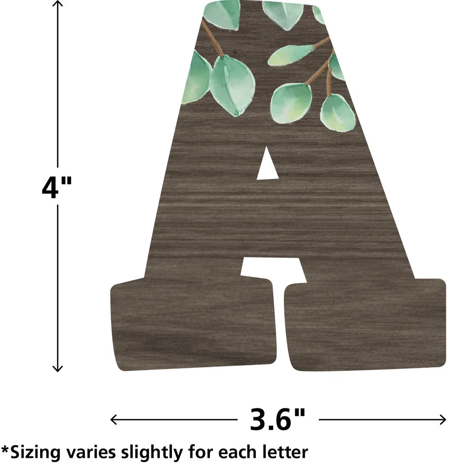 EUCALYPTUS 4" BOLD BLOCK LETTER 230PCS