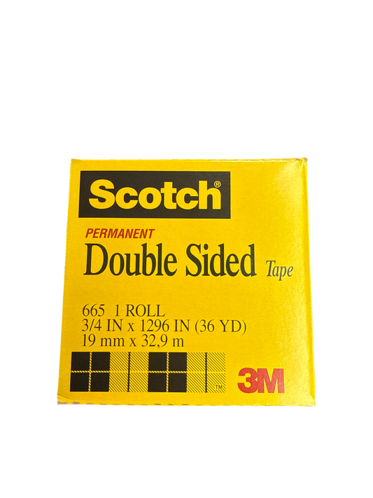 DOUBLE STICK TAPE 3/4" X 36 YD GDE