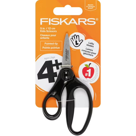 Left-handed Blunt-tip Kids Scissors (5 in.) - Black
