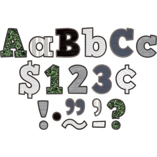 MODERN FARMHOUSE BOLD BLOCK LETTER 4''