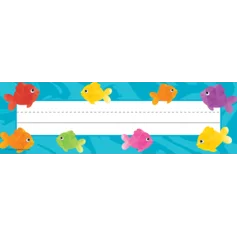 COLORFUL FISH FLAT NAME PLATES