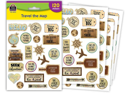 TRAVEL THE MAP STICKERS