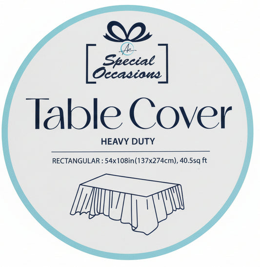 Table Cover | Heavy Duty | Rectangular | Blue