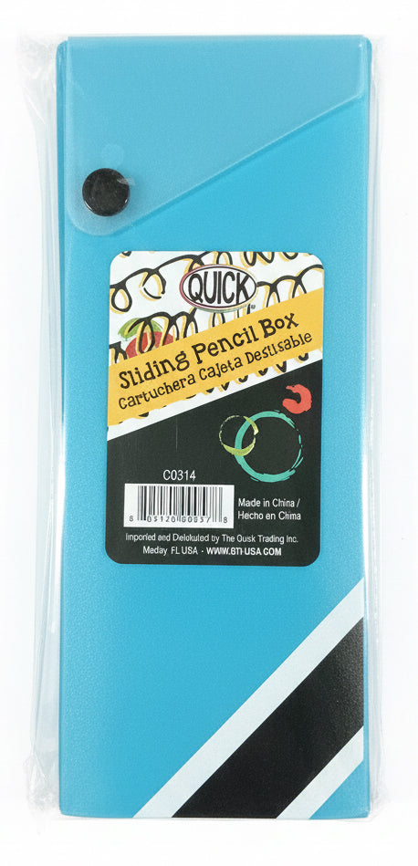 PENCIL CASE BOX NEON ASST