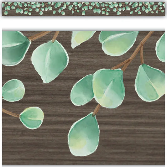 EUCALYPTUS STRAIGHT BORDER 35FT