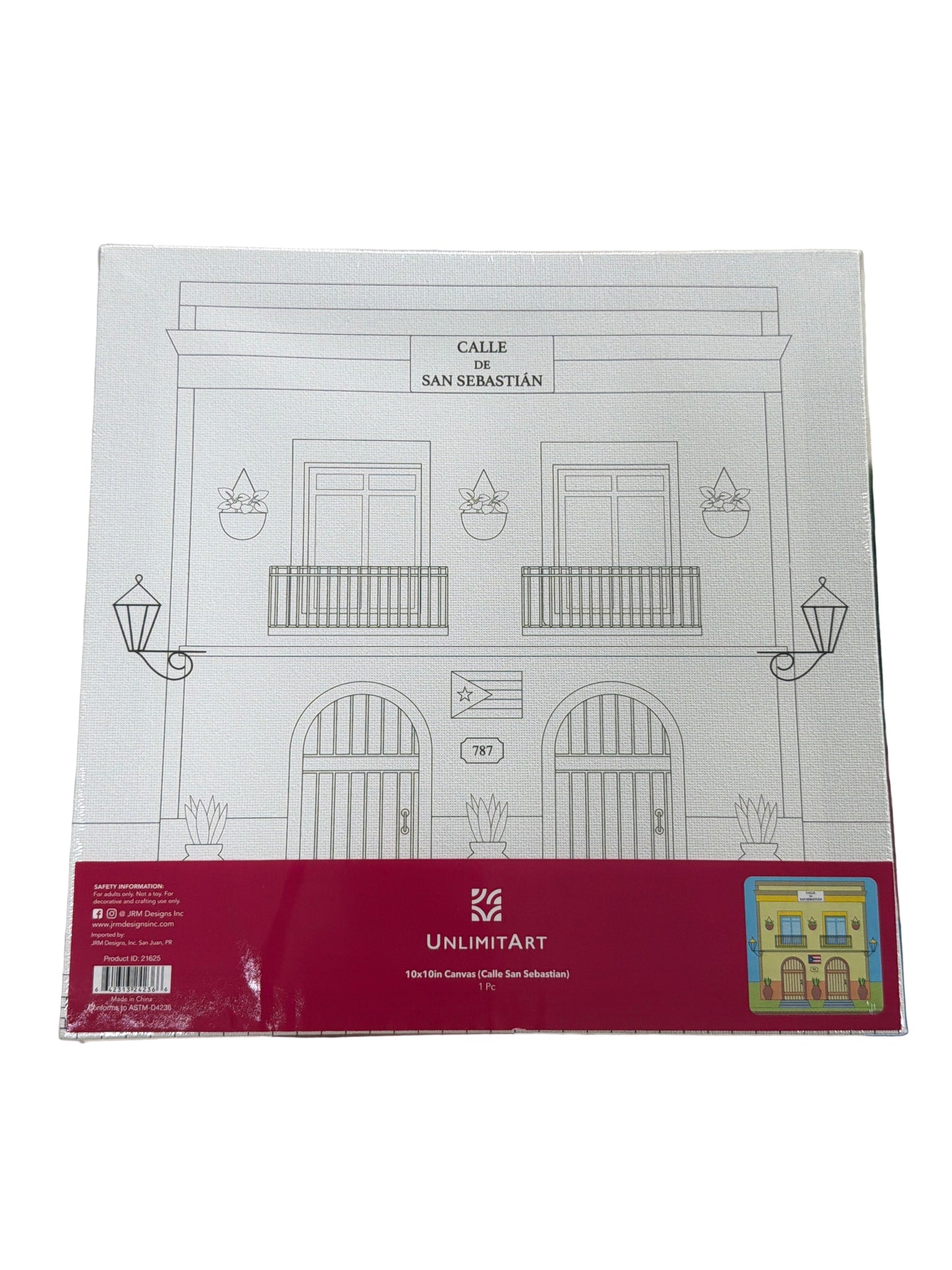 10x10in Canvas (Calle San Sebastian)