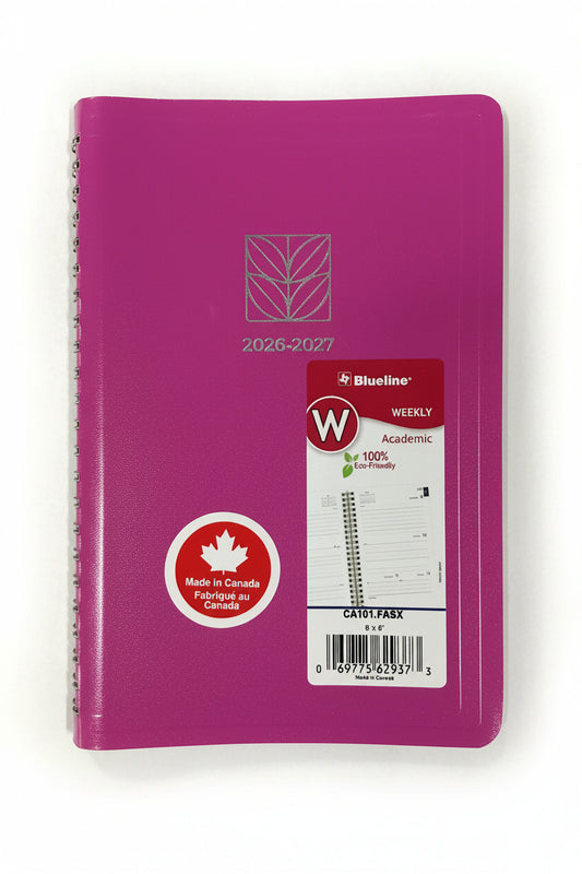 Academic Weekly Planner, Fashion, 2026 - 2027