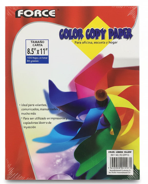 Color Copy Paper | Lemon Yellow | 100 pk