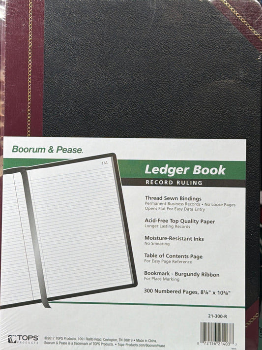 BP Record Book #21-300-R