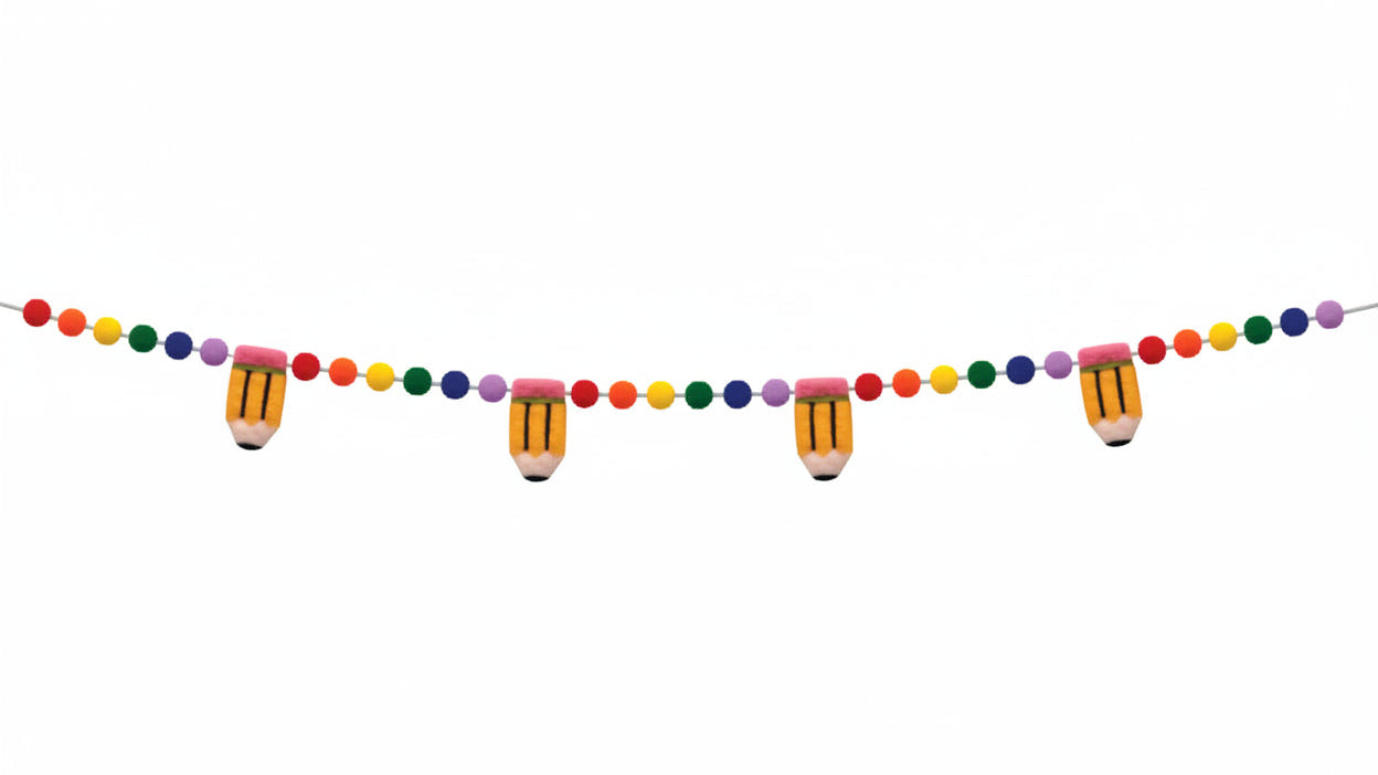 Colorful Pencils Garland