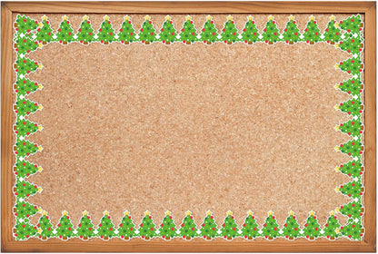 CHRISTMAS TREE DECO TRIM BORDER