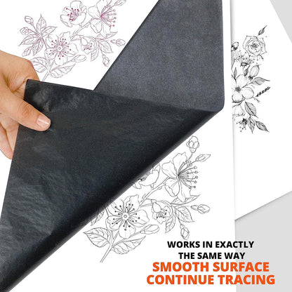 Carbon Paper | Black Color | Letter Size – imagen 4 - JA Riollano