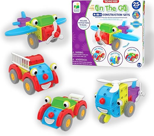 ON THE GO 4 IN 1 CONSTRUCTION SETS